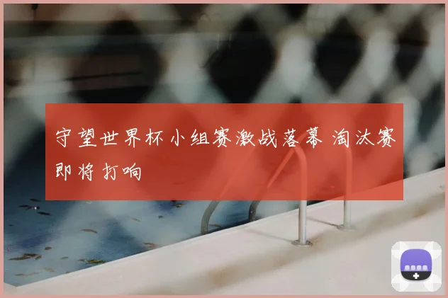 守望世界杯小组赛激战落幕 淘汰赛即将打响